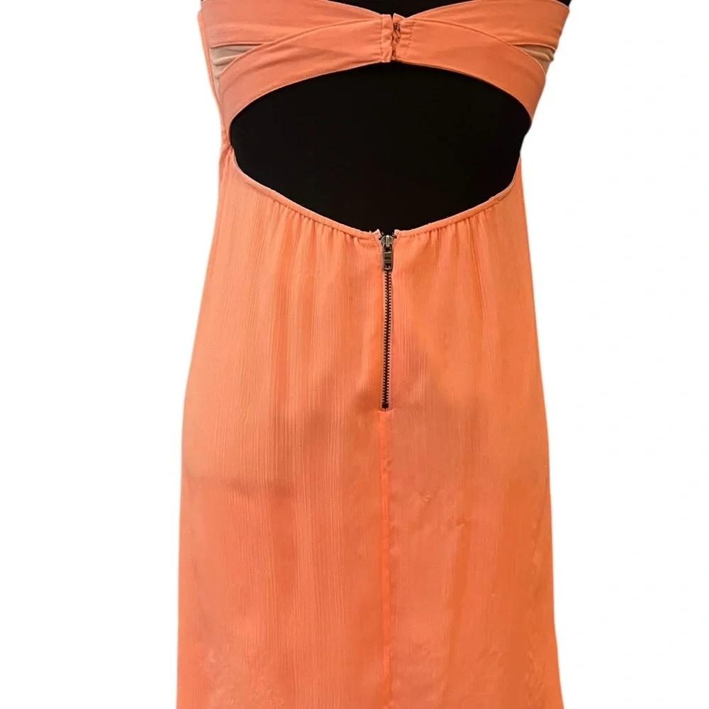 🧡𝐀𝐋𝐈𝐂𝐄 + 𝐎𝐋𝐈𝐕𝐈𝐀 strapless georgette - Picture 7 of 9